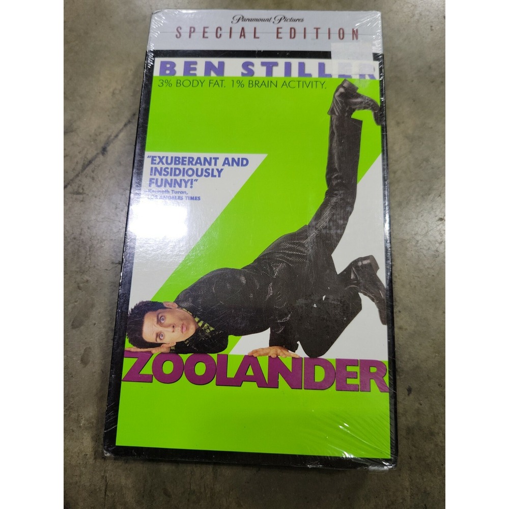 Zoolander Special Edition VHS 2002 - Will Ferrell,‎ Ben Stiller Factory Sealed
